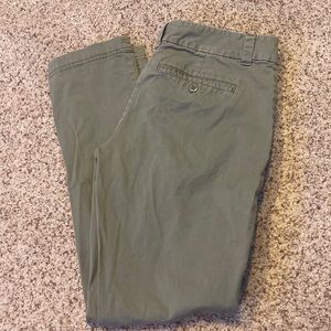 New York & Company green work jeans